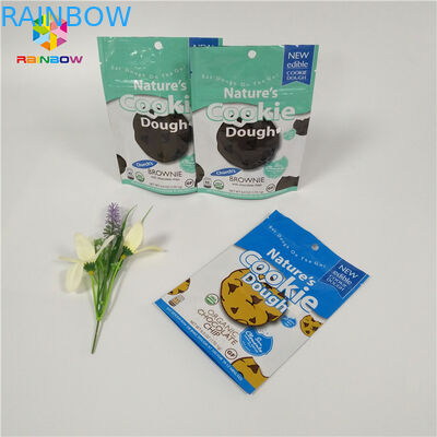 Doypack Açılıp Kapanabilir Kilitli Daimi Alüminyum Folyo Çanta Çerezler Paketleme