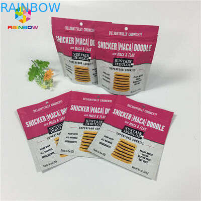 Yeniden Kapanabilir Plastik Folyo Ambalaj Torbaları Çikolata / Peynir için Biyobozunur Dijital Baskı