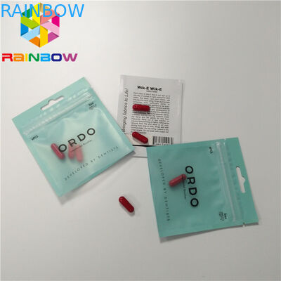 3 Yan Seal Mühürlü Hap Folyo Kılıfı Ambalaj Alüminyum Folyo Kilitli Özel Baskı