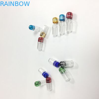 Ek Kapsül Plastik Hap Şişeleri Konteyner Metal Kapaklı PP Malzeme