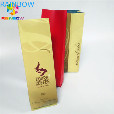 Özel Baskılı Stand Up Fermuar Çanta Torbaları Nem Bariyeri Yan Gövde Düz Tabanlı