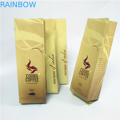 Özel Baskılı Stand Up Fermuar Çanta Torbaları Nem Bariyeri Yan Gövde Düz Tabanlı