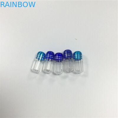 Mini Plastik PS Şişe Blister Ambalaj Ambalaj Gergedan 69 Hapları Kapsül Bullet Şekli Konteyner