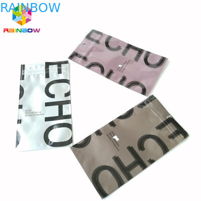 Alüminyum Folyo Kilitli Ambalaj Torbaları Üç Taraflı Mühürlü Plastik Boş Çay Kılıfı