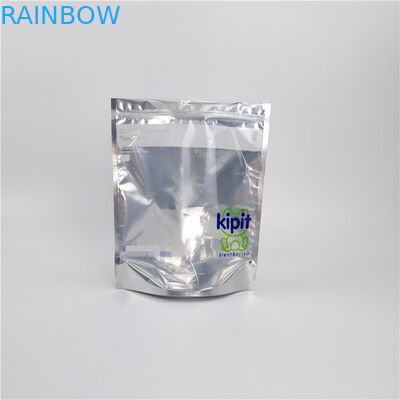 Lazer Film Kozmetik Ambalaj Çantası Stand Up Kılıfı Özel Logo Baskıya Dayanıklı