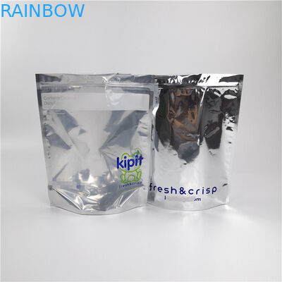 Lazer Film Kozmetik Ambalaj Çantası Stand Up Kılıfı Özel Logo Baskıya Dayanıklı