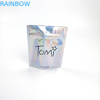 Biyo Parçalanabilir Kozmetik Organizatör Çantası Özel Baskı Lazer Holografik% 100 Geri Dönüşüm