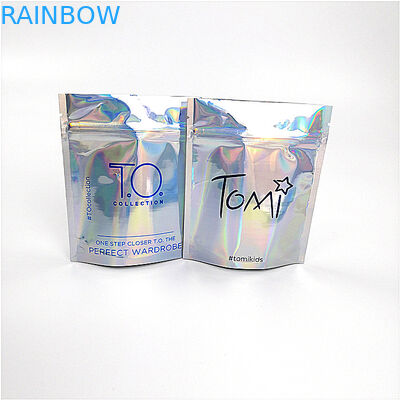 Biyo Parçalanabilir Kozmetik Organizatör Çantası Özel Baskı Lazer Holografik% 100 Geri Dönüşüm