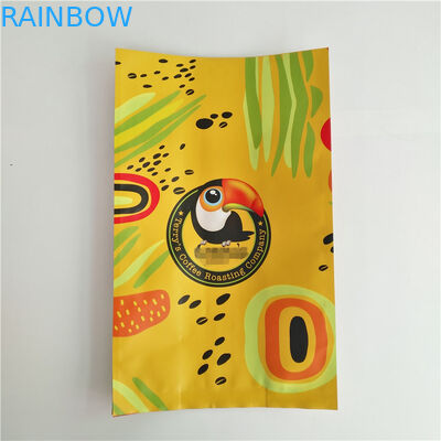 Dört Yan Mühürlü Folyo Kese Ambalaj Plastik Anında Kahve Güç Poşet Çay Paketi