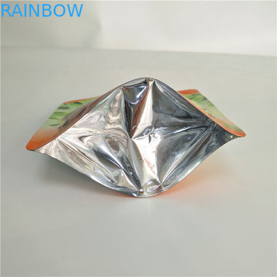 Isı mühür plastik torbalar ambalaj kilitli kavrulmuş kahve çekirdeği tozu torbaları