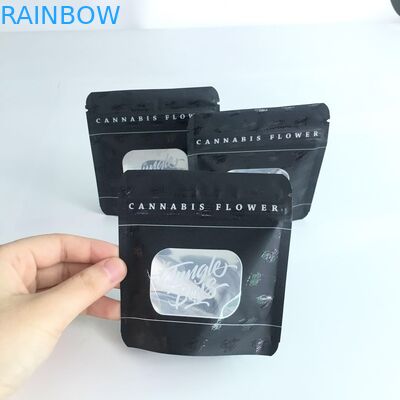 Özel Baskılı Mylar Zip Plastik Torbalar Koku Korumalı Açılıp Kapanabilir Çocuk Koruması Stand Up