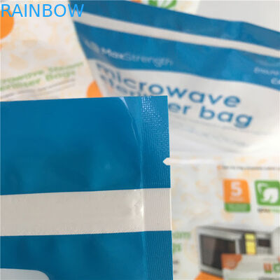 Fırın Mikrodalga Pişirme Sıvı Organik Çorba Ambalajı İçin Stand Up Fermuar Kese