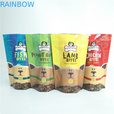 Köpek Tedavi Depolama Pet Gıda Torbası Lamine Plastik Kullanımlık Vakum Organik Kılıfı