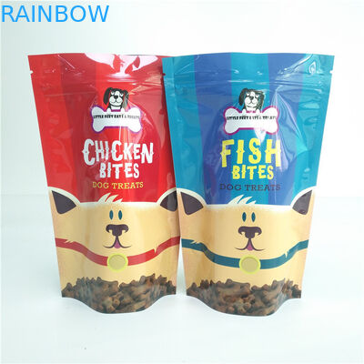 Köpek Tedavi Depolama Pet Gıda Torbası Lamine Plastik Kullanımlık Vakum Organik Kılıfı