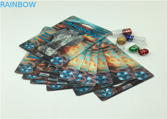 Erkek İçin Doğal Performans Arttırıcı Cinsel Haplar İçin Dayanıklı Kağıt Kartı Ambalajı