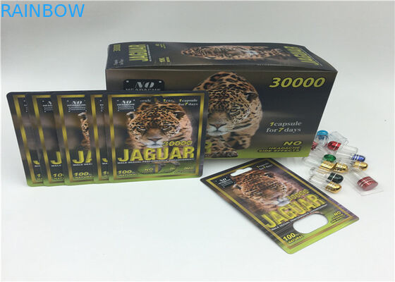 Erkek Geliştirme Hapları Blister Kart Ambalaj Rhino 69 Plastik Kapaklı Şişe Slayt