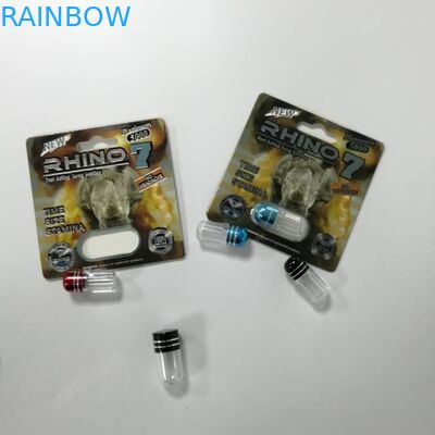 Powful Erkekler Seks Güç Tıp Blister Kart Ambalaj Cinsel Geliştirme Gergedan 69 Hap Paketi