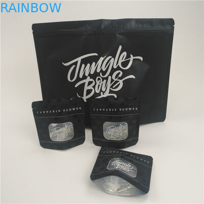 Özel Baskılı Mat Bitkisel Tütsü Ambalajı Mylar Folyo Çocuklara Dayanıklı Kilitli Torba