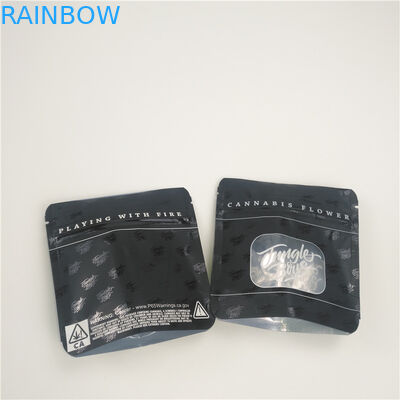 Su geçirmez Plastik Torbalar Ambalaj Alüminyum Folyo Buzlu BOPP Lamine Mylar Logo Baskı