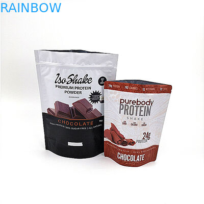 Gravnre Baskı Gıda Ambalaj Torbası Büyük Kapasiteli Zip Toz Stand Up Kılıfı