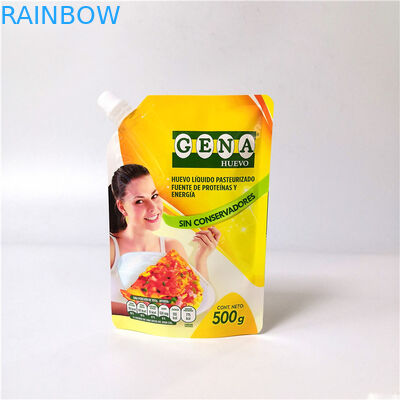 Plastik İçecek Stand Up Torbalar Yeniden Kullanılabilir Meyve Suyu Kaplı Torba İçme