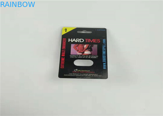 7000K Buffalo Kağıt Blister Kart Ambalaj Kırmızı Folyo Damgalama Ofset Baskı