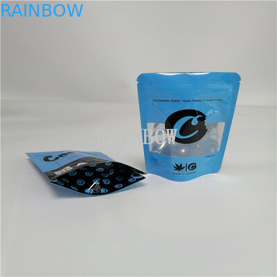 100-180 Mic Kalınlığı Koku Geçirmez Çocuk Geçirmez Çanta 3.5 Gram Çerezler İçin