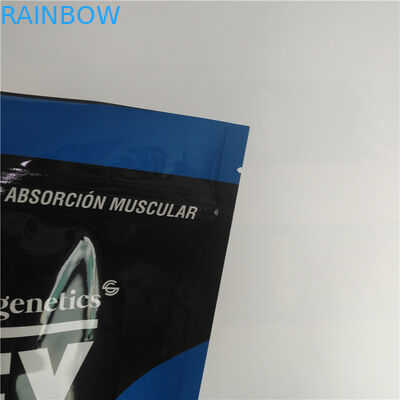 Stand Up Kılıfı Özel Baskılı Snack Çantalar Kahve Çikolata Tozu Paketleme 5lb 2kg