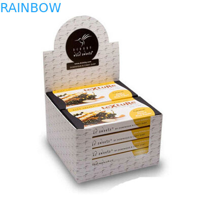 Gravür Baskı Kağıdı Ekranı Katlanır Kutu Perakende Mağazası Raf Hazır Tepsi Ambalajı