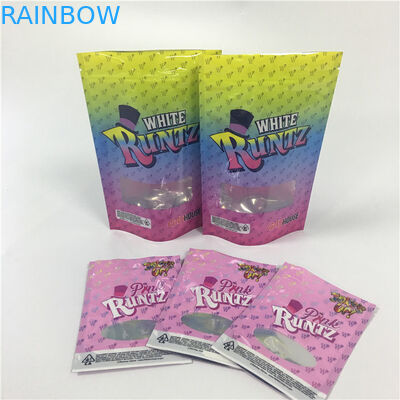 Koku Geçirmez Bitkisel Tütsü Ambalaj Mini Kilitli Ot Plastik CBD Yaprak Kurabiye Çanta