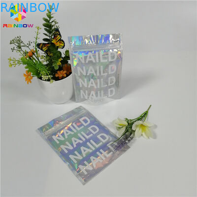 Kozmetik / Göz Farı İçin Dijital Baskı Fermuar Plastik Stand Up Alüminyum Folyo Çanta