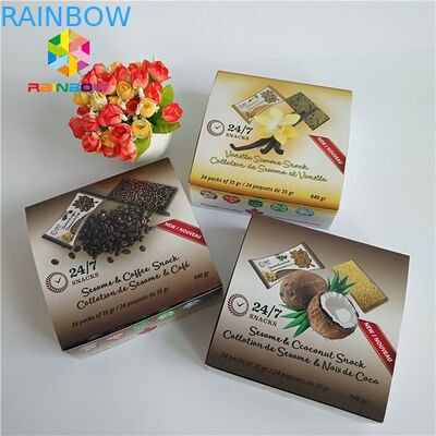 Dikdörtgen Katlanır Hologram Kağıt Ambalaj Kutusu Kozmetik Kirpik Fırçası Yüz Maskesi