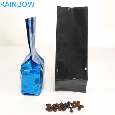 Alüminyum Folyo Yan Köşebent Çay Poşetleri Ambalaj Kahve Kılıfı Vana ile Isı Yalıtımı