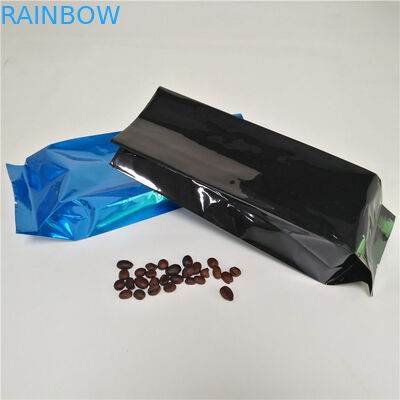 Alüminyum Folyo Yan Köşebent Çay Poşetleri Ambalaj Kahve Kılıfı Vana ile Isı Yalıtımı