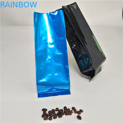 Alüminyum Folyo Yan Köşebent Çay Poşetleri Ambalaj Kahve Kılıfı Vana ile Isı Yalıtımı