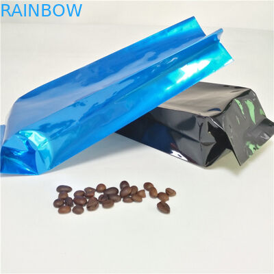 Alüminyum Folyo Yan Köşebent Çay Poşetleri Ambalaj Kahve Kılıfı Vana ile Isı Yalıtımı