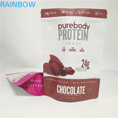 CMYK Renk Snack Çanta Ambalaj Plastik Kahve Çikolatalı Süt Tozu Kılıfı