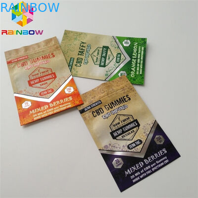 Runtz Mylar Kurabiye Bitkisel Tütsü Ambalajı Dayanıklı Zip Kilidi Plastik Torbalar