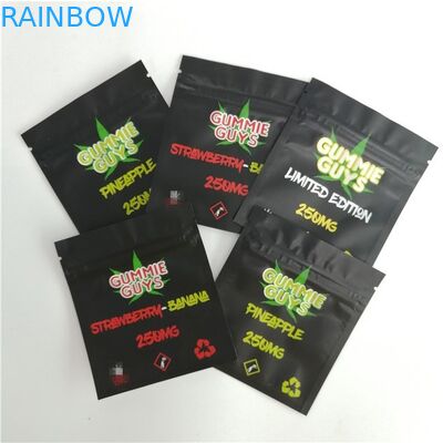 Koku Geçirmez Kozmetik Ambalaj Çanta Üç Yan Mühür Tohumları Paketi Poşet Mat Mylar Folyo