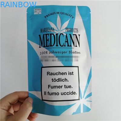 Mylar Alüminyum Folyo Zip Kilit Stand Up Çanta Özel Baskılı Biyobozunur Dayanıklı