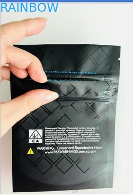 Dayanıklı Zip Kilit Plastik Torbalar Runtz Mylar Kurabiye Holografik Ot Kese Özelleştirilmiş