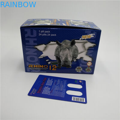 Poseidon Seks Hap Sert Rox Seks Kapsülleri Ambalaj Blister Kart Özelleştirilmiş Logo