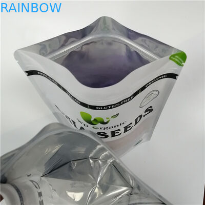 Ön Sisli Pencereler ile Koku Korumalı Snack Bag Ambalaj Çerez Hamur Puf Torbalar