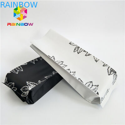 Isı mühürlü gıda plastik torbalar ambalaj açılıp kapanabilir kahve çantalar özel boyut