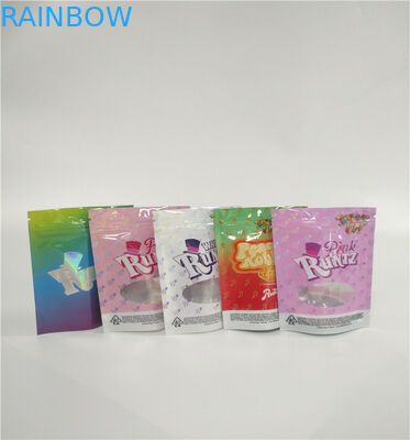 Tıbbı Depolama Bitkisel Tütsü Ambalaj 1 Gram 1/8 1/4 1/2 1 Ons Otlar Pencereli