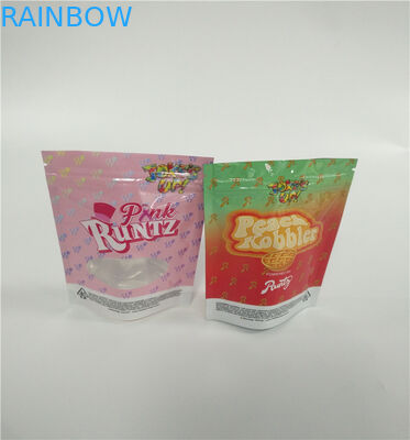 Bir Pound Alüminyum Folyo Çanta Özel Mylar Fermuar Kokusu Geçirmez Rotogravür Baskı