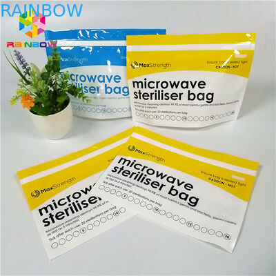 Silikon Atıştırmalık Gıda Paketleme Torbaları Yeniden Kullanılabilir Sızdırmaz Gıda Isıtıcıları Isıtma / Dondurma İçin