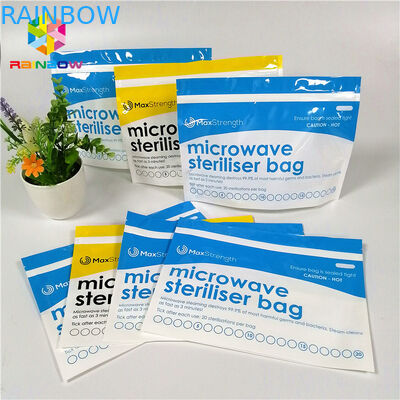 Silikon Atıştırmalık Gıda Paketleme Torbaları Yeniden Kullanılabilir Sızdırmaz Gıda Isıtıcıları Isıtma / Dondurma İçin