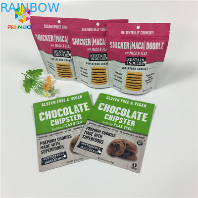 12oz 1 Pound Stand Up Kilitli Torba, Baharat Tozu Kilitli Kese Mat Baskı