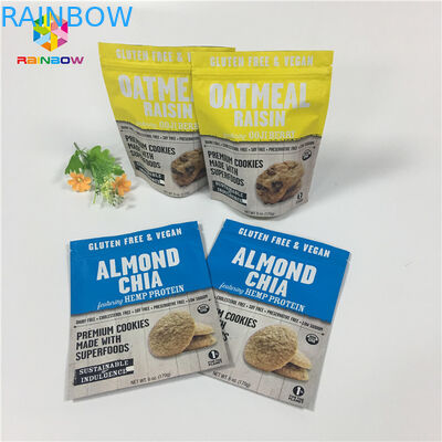 12oz 1 Pound Stand Up Kilitli Torba, Baharat Tozu Kilitli Kese Mat Baskı